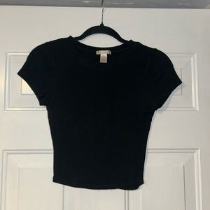 Bozzolo Black Crop Top